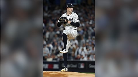 CAM Schlittler makes a red-hot playoff debut, lifting the New York Yankees to a 4-0 win over the Boston Red Sox in Major League Baseball.