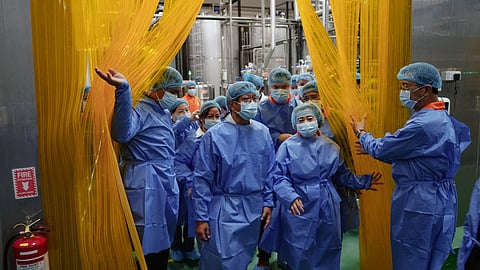 President Ferdinand R. Marcos Jr. led the inauguration of the Farm Fresh Milk Plant as part of his administration’s thrust to boost the dairy industry and reinforce agricultural development in the province of Pampanga.