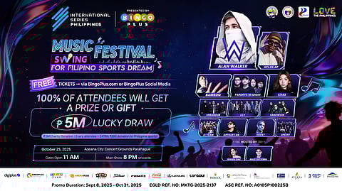Alan Walker, Apl.De.Ap, Filipino icons headline BingoPlus X International Series Music Festival