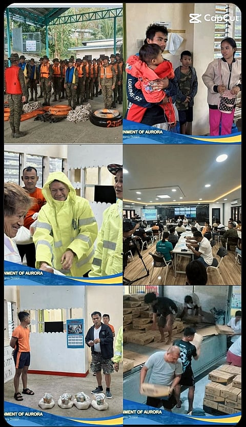 TYPHOON RELIEF | Scenes from Aurora's response to the typhoon: from rescue operations and evacuation to relief distribution and emergency coordination. | Franco Regala