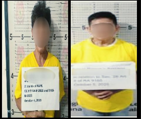 FACING JUSTICE Individuals facing charges of rape and drug-related offenses, as a result of PRO3's crackdown on October 4 and 5, 2025. | Franco Regala