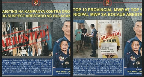 BULACAN ARRESTS | Suspects in drug cases and homicide are presented following successful police operations in Bulacan province on October 3 and 4, 2025. | Franco Regala