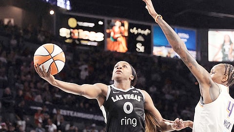 JACKIE Young provides the spark, lifting the Las Vegas Aces to a 91-78 win over the Phoenix Mercury in Game 2 of the WNBA Finals series.