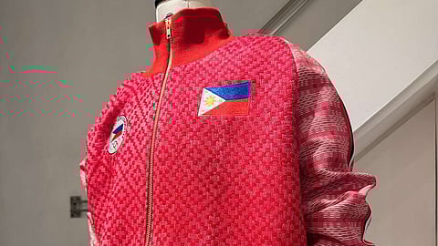FILIPINO athletes will march in this track suit designed by Avel Bacudio when they compete in the 33rd Southeast Asian Games in Bangkok this December.