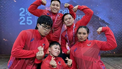 THE national squad will be going home with a bronze medal from the IWF World Weightlifting Championship in Forde, Norway.