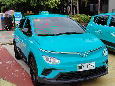 AN electric taxi in Green GSM’s signature cyan color marks the start of the brand’s eco-friendly fleet rollout in the Philippines.
