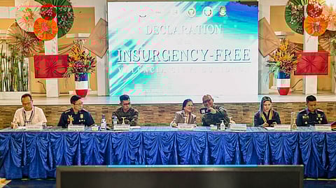 Valencia City is insurgency-free