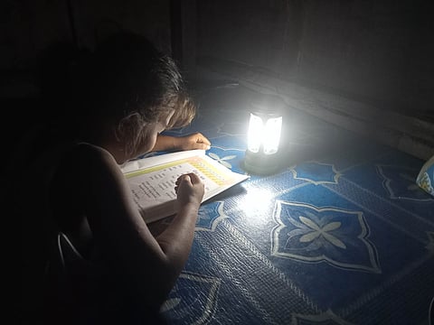 As part of its mission to spread light and hope, One Meralco Foundation, through its Light Up Pilipinas program, provided solar lamps to students to help them in their studies.