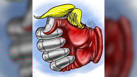 Trump’s iron hand in a velvet glove