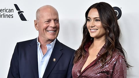 Bruce Willis and Emma Heming Willis.