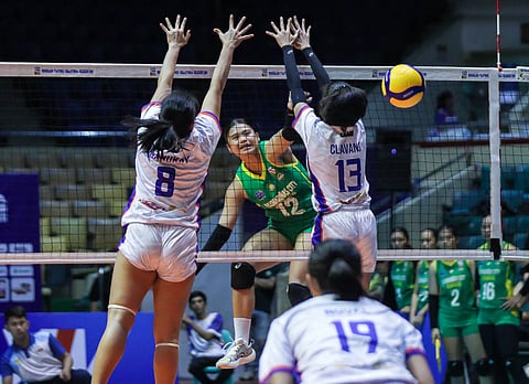 SAMANTHA Cantada fires 18 points to lead Dasmariñas City to a 25-17, 25-19, 20-25, 25-10 win over San Juan in the 2025 Maharlika Pilipinas Volleyball Association late Monday.
