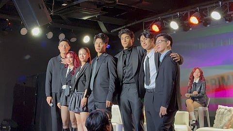 The lead cast of Project Loki with Director Xian Lim and novelist AkoSiIbarra