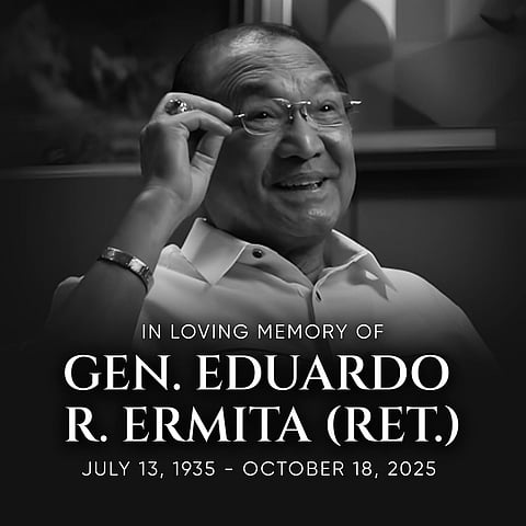 Retired Gen. Eduardo Ermita Dies at 90