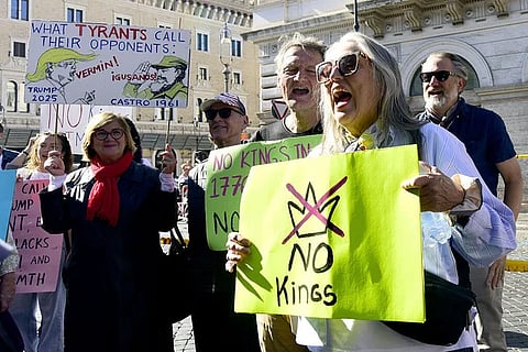 ‘No Kings’ rallies vent Trump outrage
