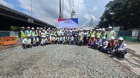 Officials from the DoTr-PMO, the GCR-PMO and the LFBJV project management team mark the milestone start of construction of the diaphragm-wall for the underground FTI train station, an important component of the largest railway venture designed to cut travel time and carry more commuters.