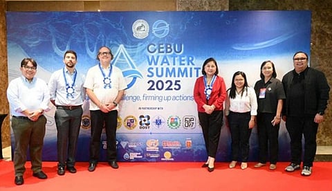 (FROM L to R: Anthony Noel, Vice President for Corporate External Relations, Aboitiz Equity Ventures; Eduardo “Dudes” V. Aboitiz, Vice President and Head of Water, Aboitiz InfraCapital Inc.; Anton Mari G. Perdices, Chief Operations Officer, AboitizPower Distribution Group | Honorary Consul of Spain in Cebu; Lapu-Lapu City Mayor Cynthia “Cindi” King Chan and members of her team) Aboitiz InfraCapital, Inc. (AIC) took part in the Cebu Water Summit 2025 to strengthen collaboration on water and wastewater management, validate ongoing initiatives, and align strategies toward water security in Cebu.