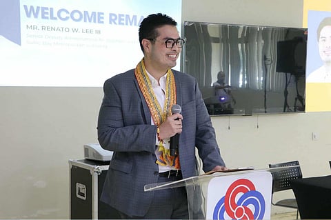 SBMA Senior Deputy Administrator for Business and Investment Renato Lee III welcomes guests and participants during the Dakal Lakad 2025 Demo and Graduation Day at the Subic Bay Exhibition and Convention Center (SBECC) on October 20, 2025.