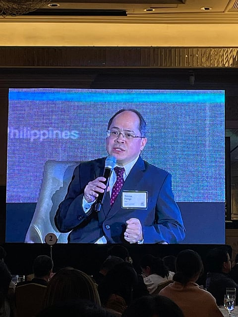PHILIPPINE Economic Zone Authority (PEZA) Director General Tereso O. Panga speaks at the fourth SGV Tax Symposium at Makati Shangri-La on 23 October 2025.