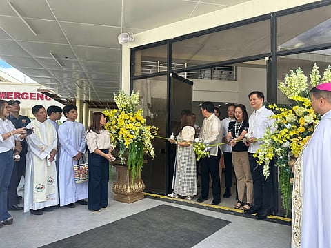 The Province of Bataan is now opening the Antonino “Tony” Roman District Hospital to the public during its blessing and inauguration at Barangay Doña in the town of Orani, on 24 October 2025.