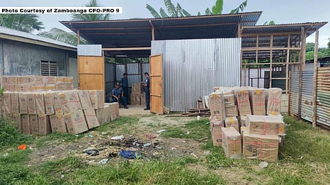 PNP seizes P20.3M smuggled cigarettes in Zamboanga