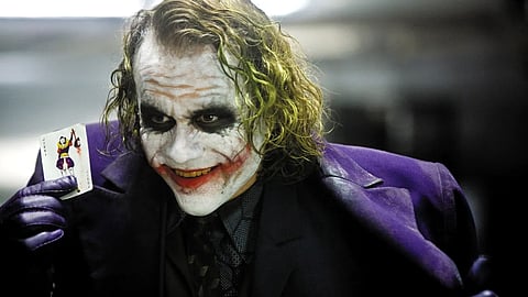 Heath Ledger as Joker.