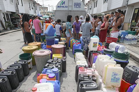 Baseco residents endure prolonged water shortage