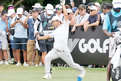 KAZUKI Higa of Japan and other international stars dazzle Filipino fans with their display of golf brilliance during the International Series Philippines presented by BingoPlus on Saturday at the Sta. Elena Golf and Country Club.