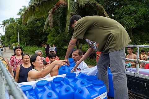 ABOITIZ Group delivers over 110,000 liters of potable water to more than 11,000 affected families in Cebu.