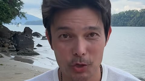 Actor and Gameshow Host Dingdong Dantes posted a video message
