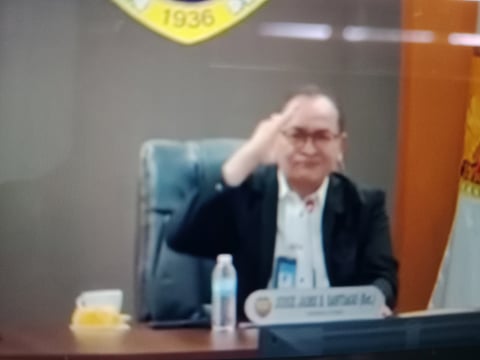 Jaime B. Santiago's last salute to NBI personnel