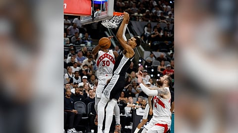 VICTOR Wembanyama’s inspired performance has towed the San Antonio Spurs to a perfect start.