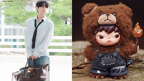 BTS Taehyung with Hirono.