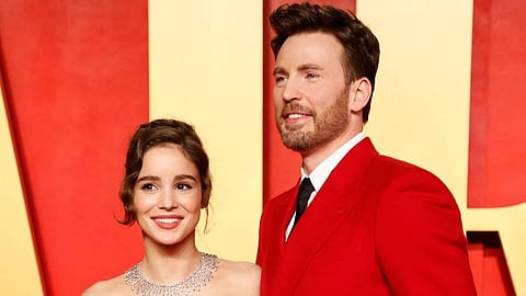 Chris Evans is now a dad