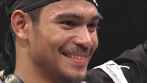 Emmanuel Joseph Bacosa, son of Filipino boxing legend Manny Pacquiao.