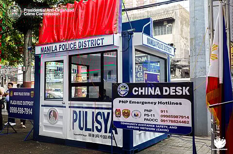 PNP, Chinese embassy launch help desk vs. transnational crimes