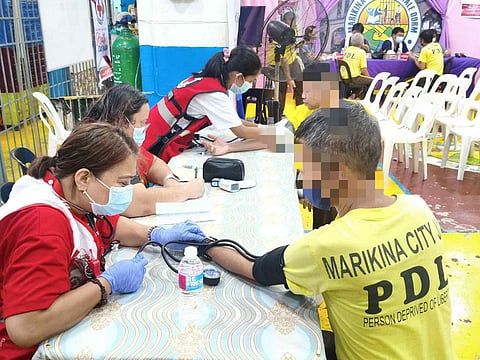 PRC brings health caravan to Marikina City Jail