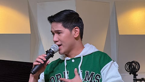 Singer Actor Gerald Santos creates a personal line up of songs that he will perform for the first time