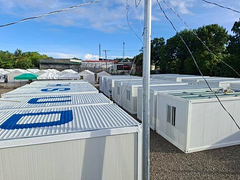 Typhoon-affected families in Cebu takes refuge at 'Bayanihan Village' -- DHSUD