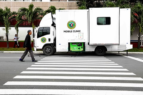 The mobile clinic, which was donated by the DOH, aims to provide accessible medical services to remote and underserved communities, offering essential health consultations, diagnostic services, and emergency care.| Aram Lascano, SPPA POOL
