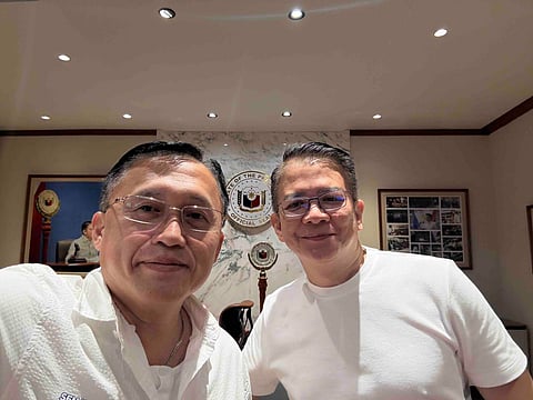 Bong Go (left) and Chiz Escudero (right).
