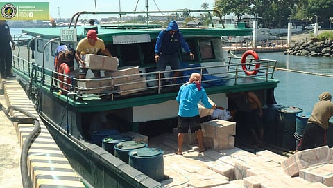 The Naval Forces Eastern Mindanao (NEFM) intercepted a Jungkong-type watercraft loaded with P43.5-million worth of undocumented foreign-brand cigarettes in the waters of Barangay Bato, Sta. Cruz, Davao del Sur, on November 5, 2025.
