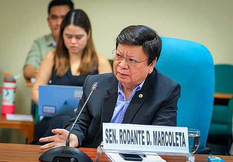 Sen. Rodante Marcoleta (Senate Public Relations and Information Bureau)