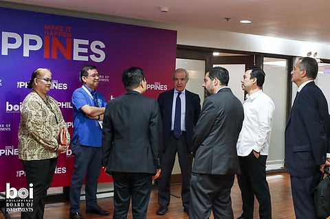 Bureau of Investment (BOI) officials meet with the delegation of Spanish business executives for an investment opportunity.