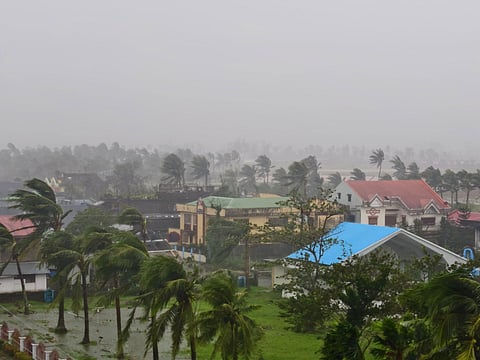 THE town of Viga in northern Catanduanes bears the full force of super typhoon 'Uwan' as powerful winds and heavy rains lash the province.