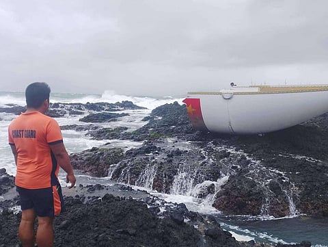 PCG recovers suspected rocket debris along Burgos, Ilocos Norte shoreline