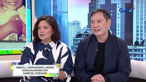 Meryl Soriano and Mel Martinez in recent interview guesting