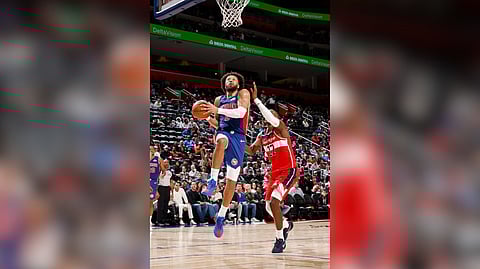 CADE Cunningham drops a triple-double performance to lift the Detroit Pistons to a 137-135 win over the Washington Wizards in the NBA regular season.