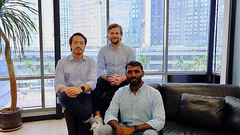 OneLot founders (From left to right): Tommy Campos (COO), Harm-Julian Schumacher (CEO), and Subramaniam Srinivasan