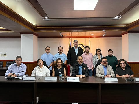 IBPAP officials during a meeting with Labor Secretary Bienvenido Laguesma recently.