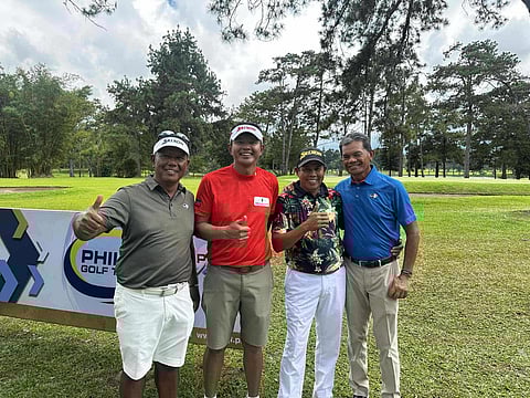 LEGENDS converge during a recent pro tournament. From left: Tony Lascuña, Mars Pucay, Arnold Villasencio and Frankie Minoza.